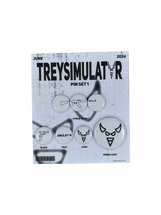 PIN SET #1 - DEVIL LOGO